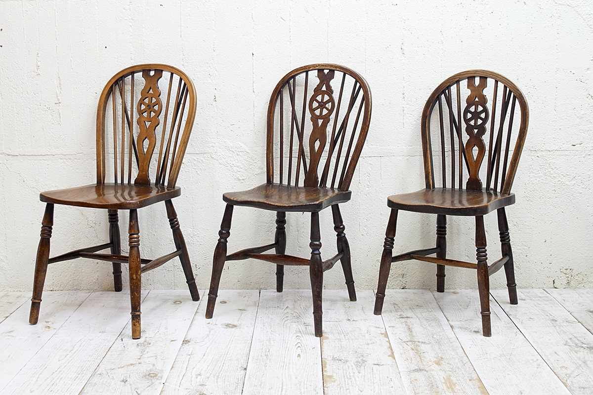 様々なデザインのWheelback chair | THE PENNY WISE Antique ザ 